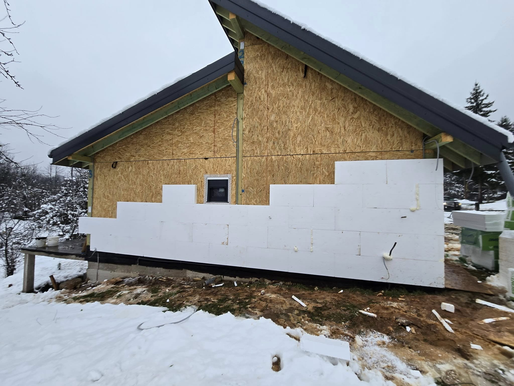 Detalj radova na pročelju